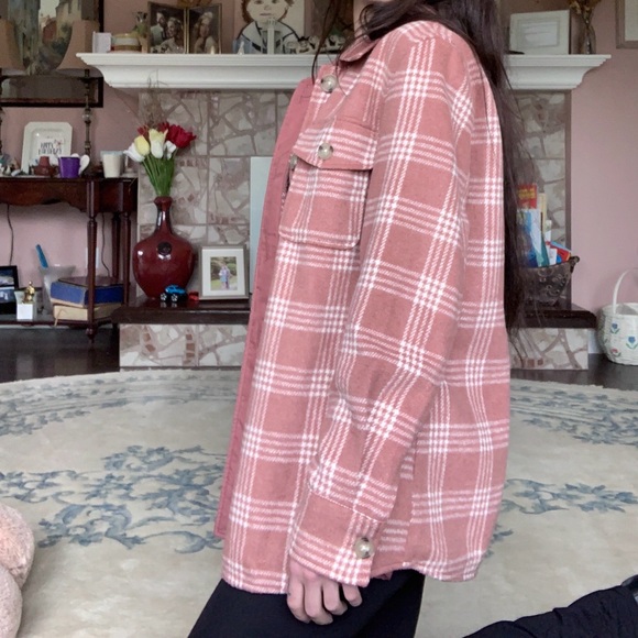 NWOT Tribal Jeans Plaid Shacket - Picture 3 of 10